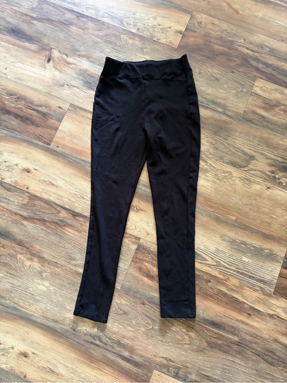 Francesca's Collections Black High-Rise Leggings